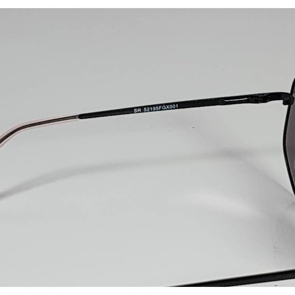 Foster Grant Geometric Alternative Black Metal Mirrored Sunglasses 52195FGX001 - Picture 9 of 11